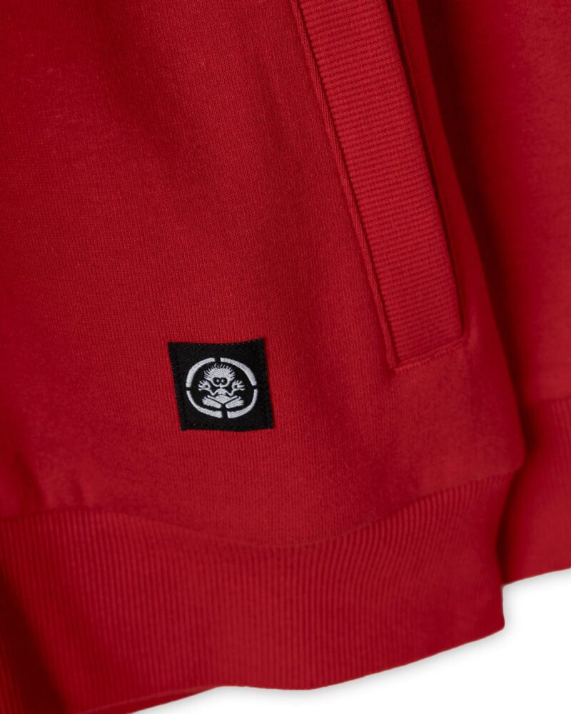 Altzio Kids’ Red Watercolor Zip-Up Hoodie - Image 4