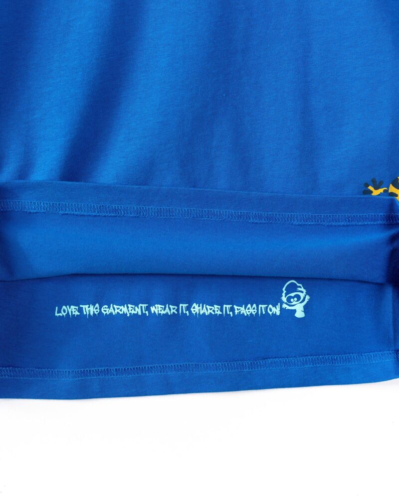 Altzio Kids’ Blue Oversized Graphic T-Shirt - Image 5