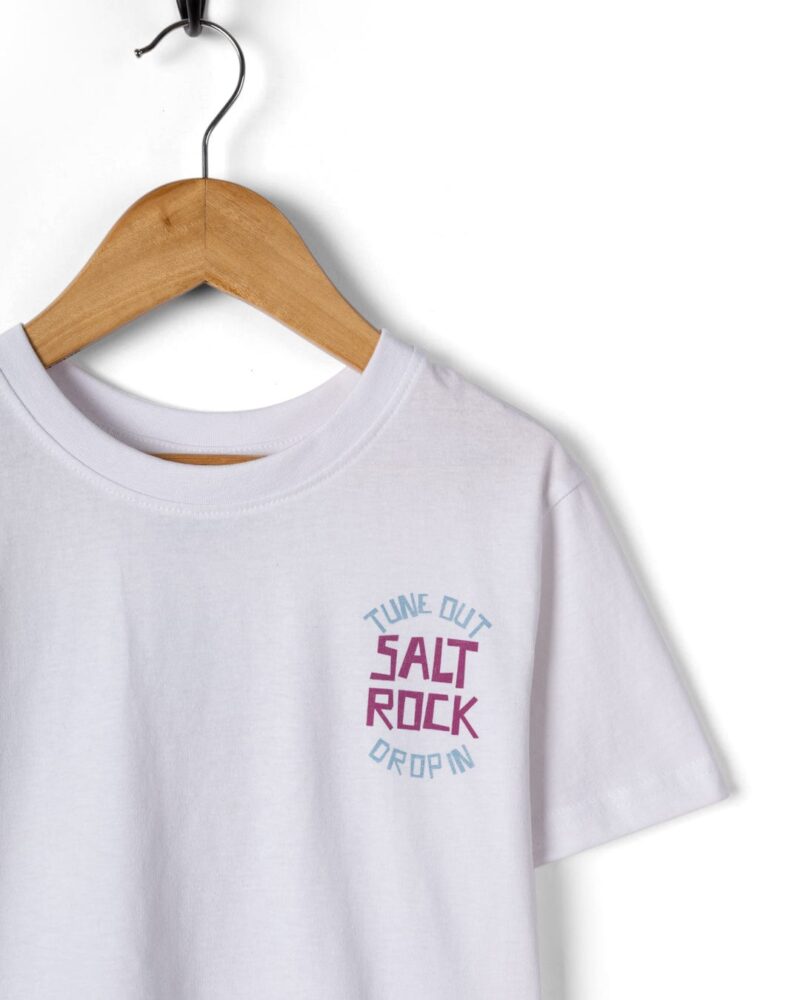 Altzio Kids’ White Graphic Cotton T-Shirt - Image 4