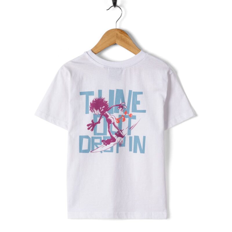 Altzio Kids’ White Graphic Cotton T-Shirt
