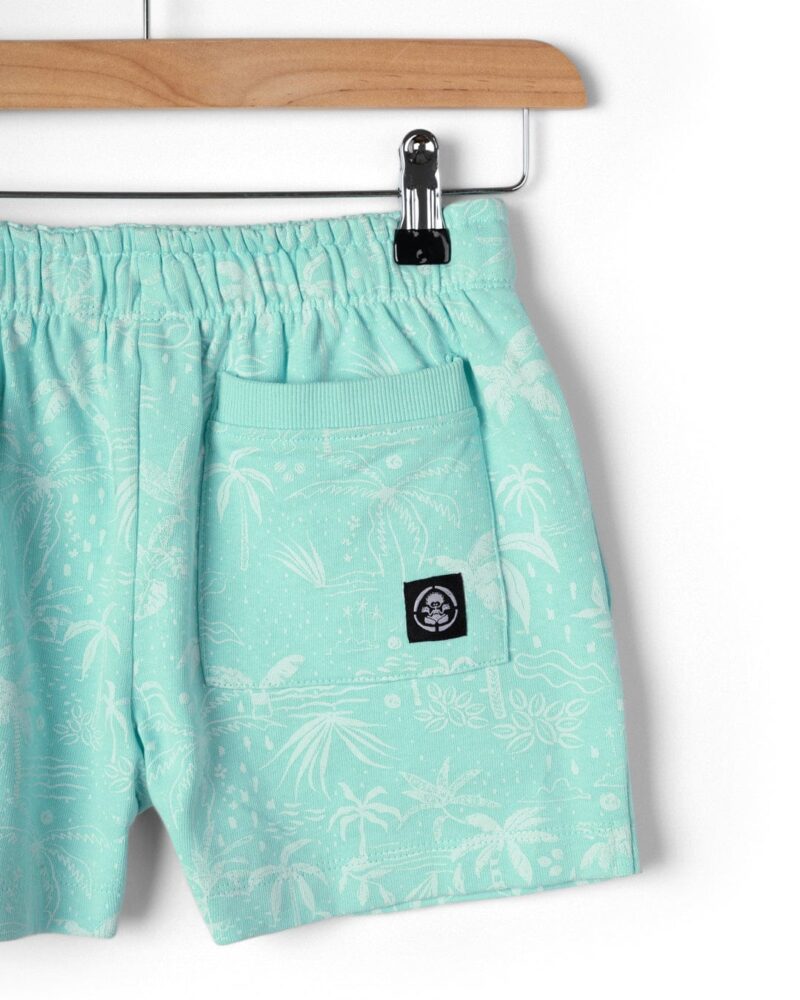 Altzio Kids’ Turquoise Casual Sweatshorts - Image 2