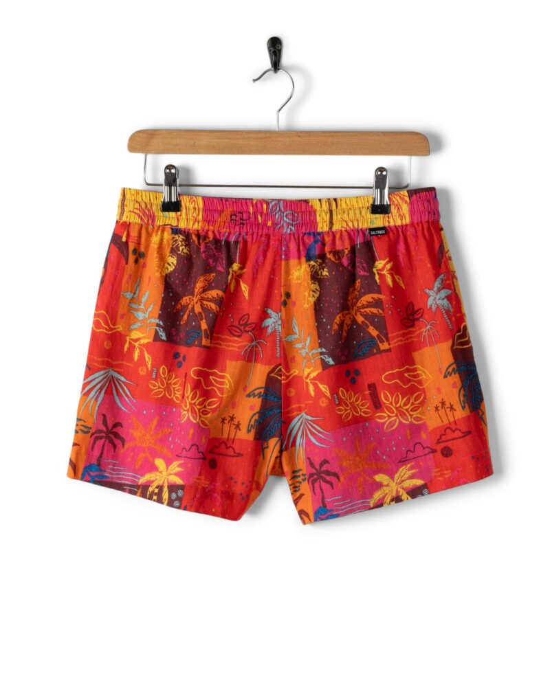 Altzio Women’s Multi-Color Palm Print Shorts - Image 5